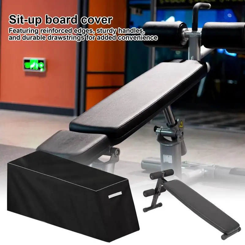 Workout Bench Cover Waterproof Outdoor Dust Shield Sit-up Board Protector Cover Weight Bench Covers For Outside Rain And Sun