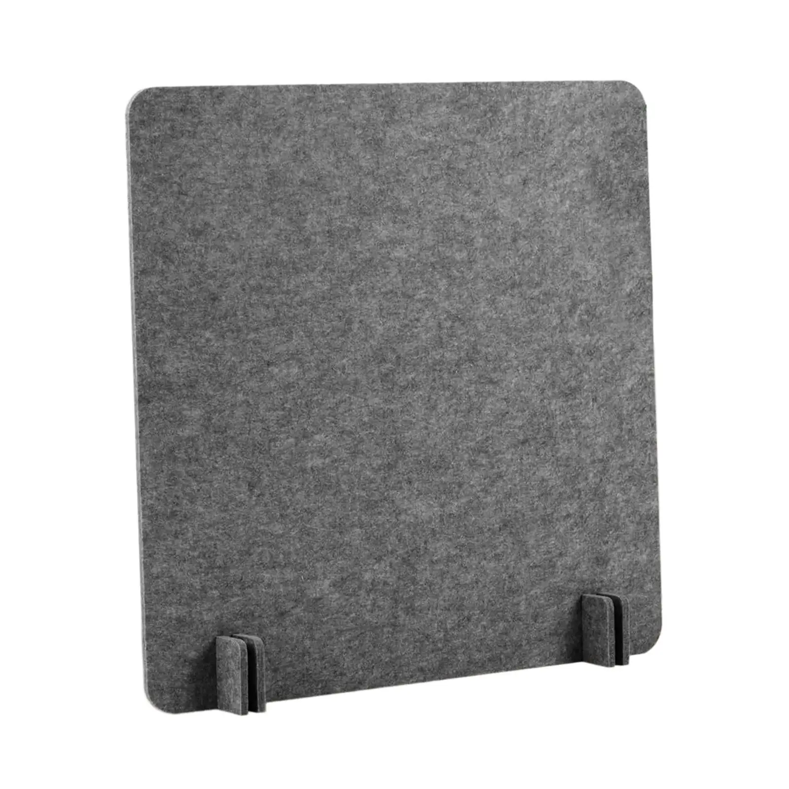 2xAcoustic Desk Divider Soundproof Cubicle for School Reception Area Classroom Dark Gray 40x40 cm
