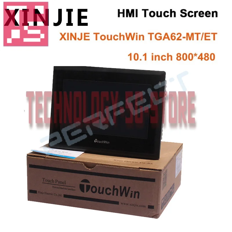 

XINJE TouchWin HMI Touch Screen 10.1 Inch Resolution 800*480 TGA62-ET CNC Controller Electrical Equipment