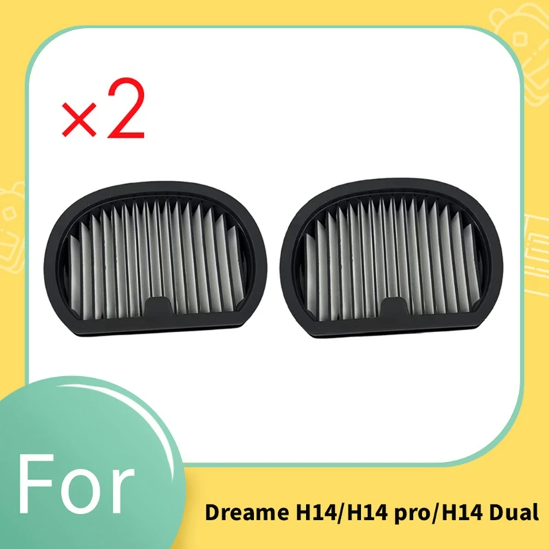2 Pcs Filter Replacement for H14/H14 Pro/H14 Dual Vacuum Cleaner Accessories Replacement Parts-A09G