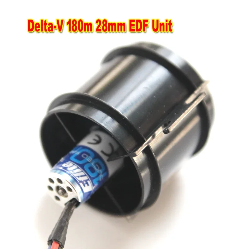 

DELTA-V 180m 28mm 5-Blade EDF Unit 10mm 11750KV Brushless Inner Rotor Motor for E-flite UMX MiG 15 RC Airplane Fixed-Wing