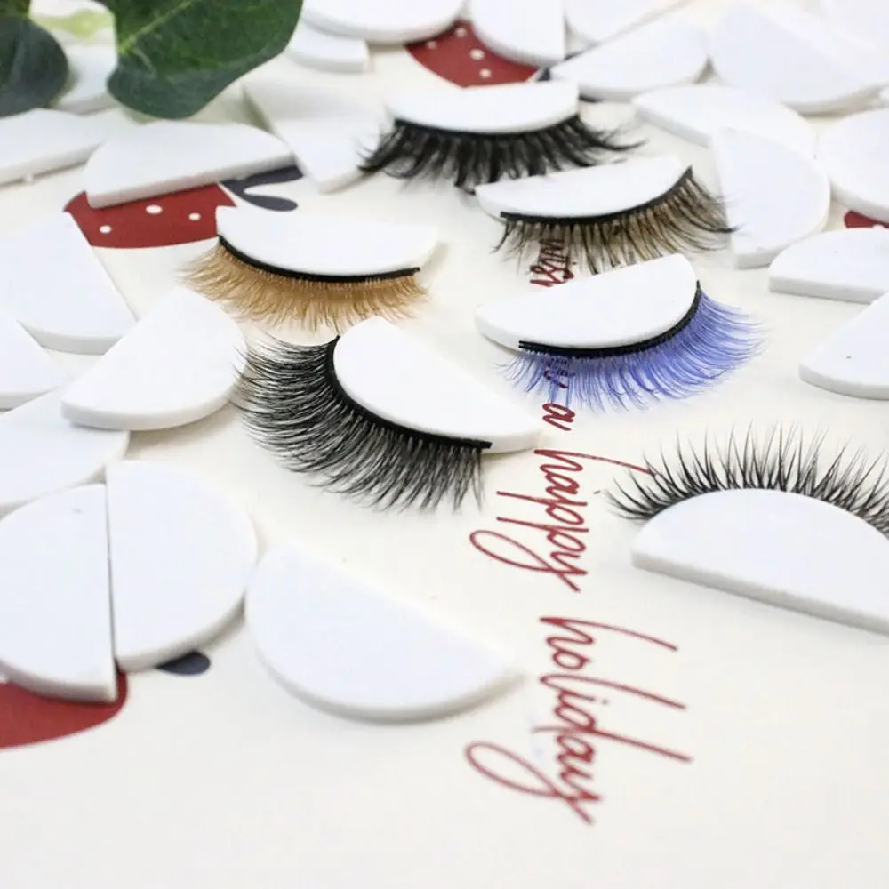 Herramientas de maquillaje auxiliares para principiantes, soporte para pestañas postizas, entrenamiento de extensión de pestañas, tablero de exhibición de pestañas postizas, bandeja de exhibición de pestañas