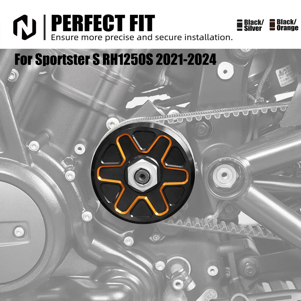 For Harley Sportster S RH1250S 2021-2024 Front Wheel Drive Sprocket Guard Cover Nightster RH975 2022-2024 Special RH975S 23-24