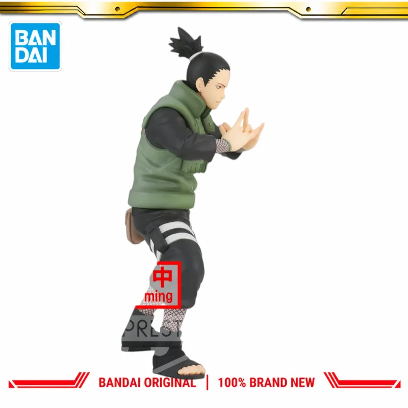 

In Stock Bandai Original Banpresto Naruto Nara Shikamaru Action Figure Model Doll Brand New Boxed Anime Characters Toys Model