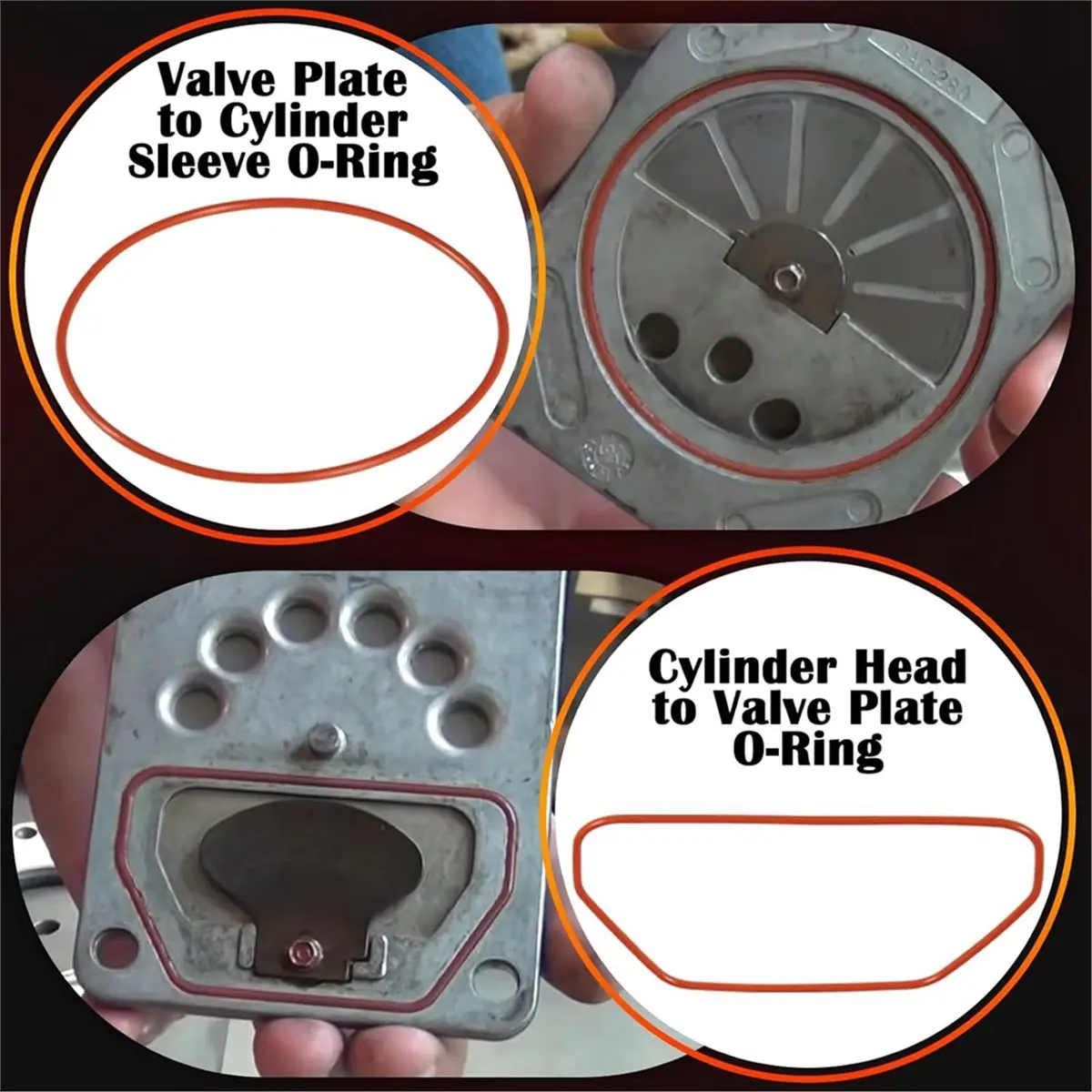 【STABLE QUALITY】KK-4835 Compressor Piston Kit Connecting Rod Replacement Kit Perfectly Fits for Devildiss Porter