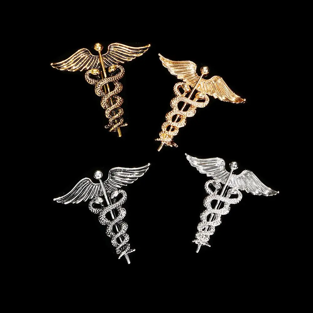 Luxury Fashion Snake Angel Wings Metal Badge Brooch Pins Corsage Jewelry Accessories