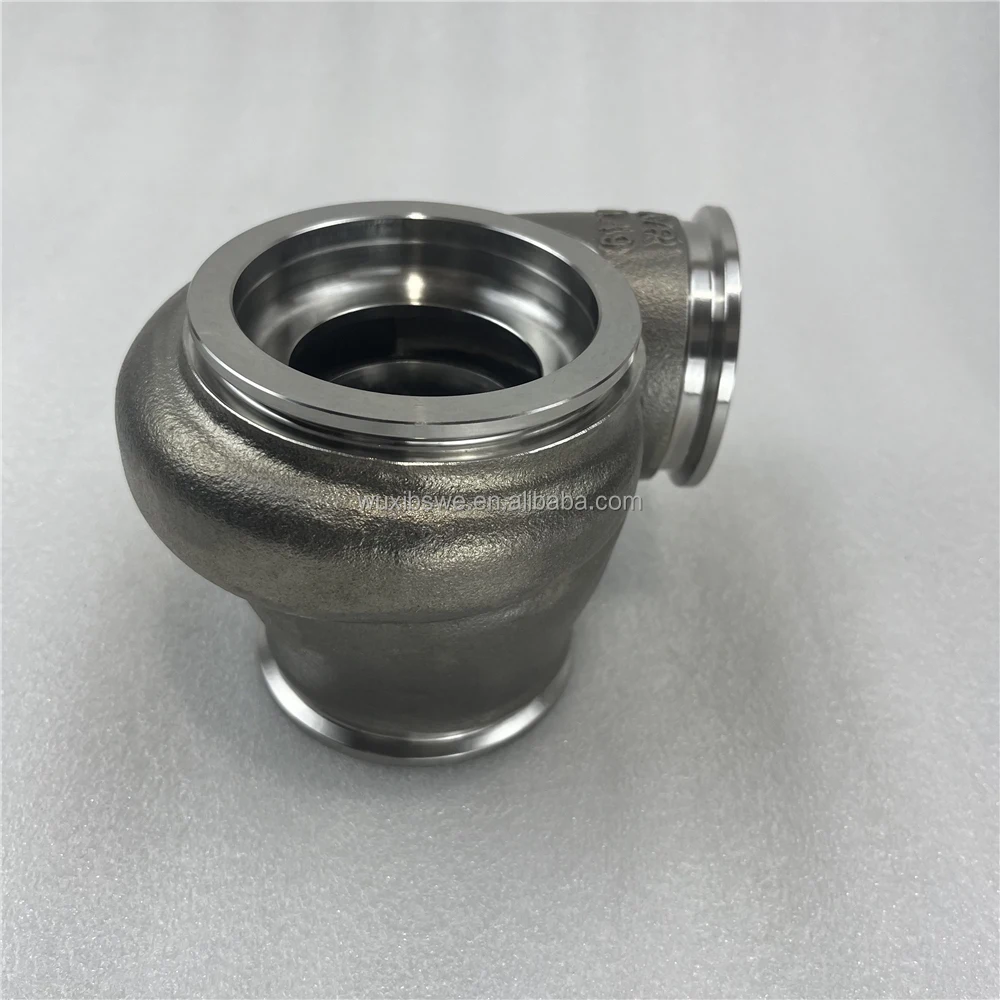 الشاحن التربيني G25 عكس دوران التوربينات الإسكان 871388-5001S 871388-5002S AR 0.49 V-الفرقة الفولاذ المقاوم للصدأ يناسب G25-550 G25-660