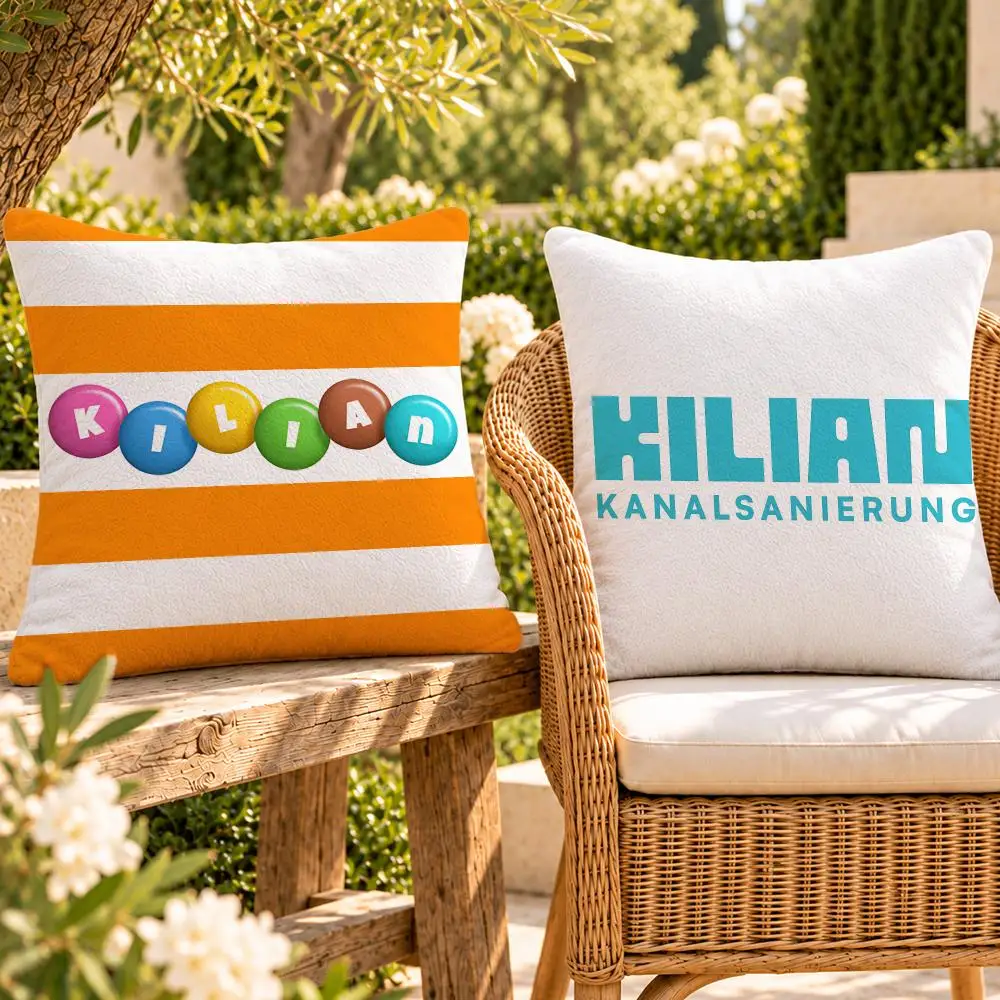 Brand Fragrance By Kilian Cushion Cover Soft Plush Throw Pillow Cover Washable Sofa Bed Patio Chair Home Decor