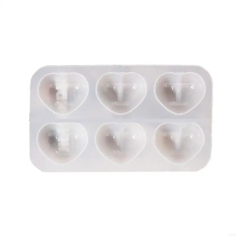 

M76B Shiny Love Butt Keychain Silicone Mold for Valentine Love Gift Craft