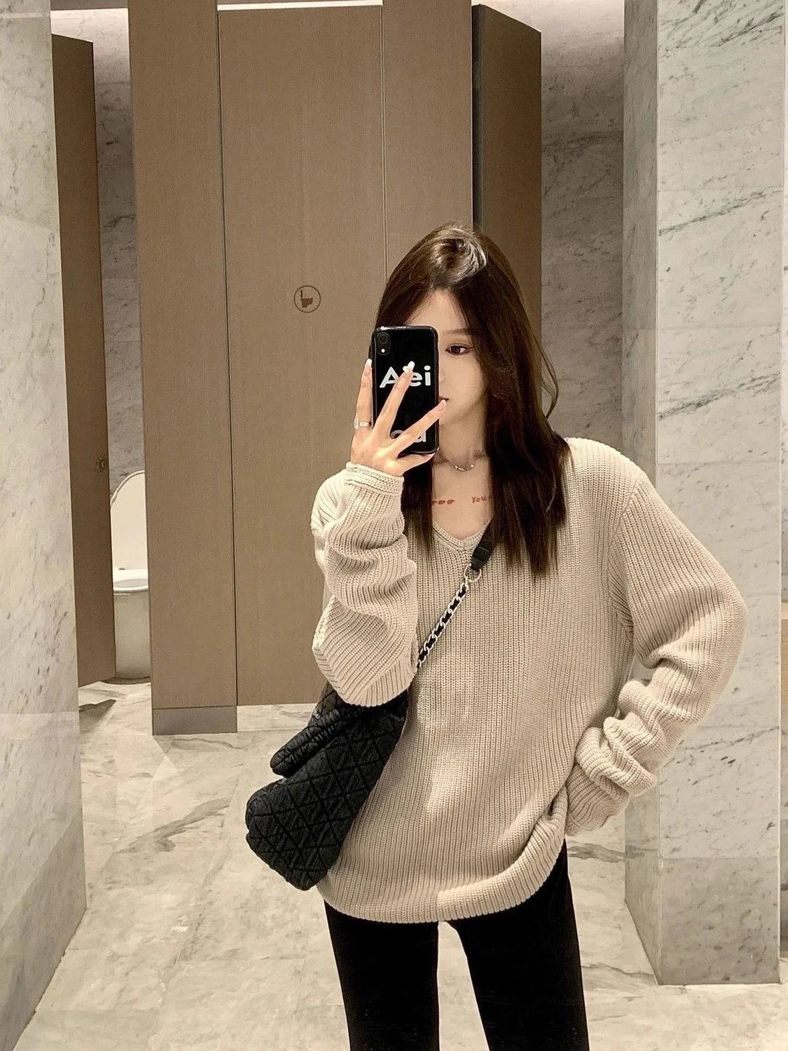 

plus Size Women's V-Ne Sweater Loose Long Sve Overhead Knitted Top Autumn Winter Comfortable Retro Sle Faionable Casual