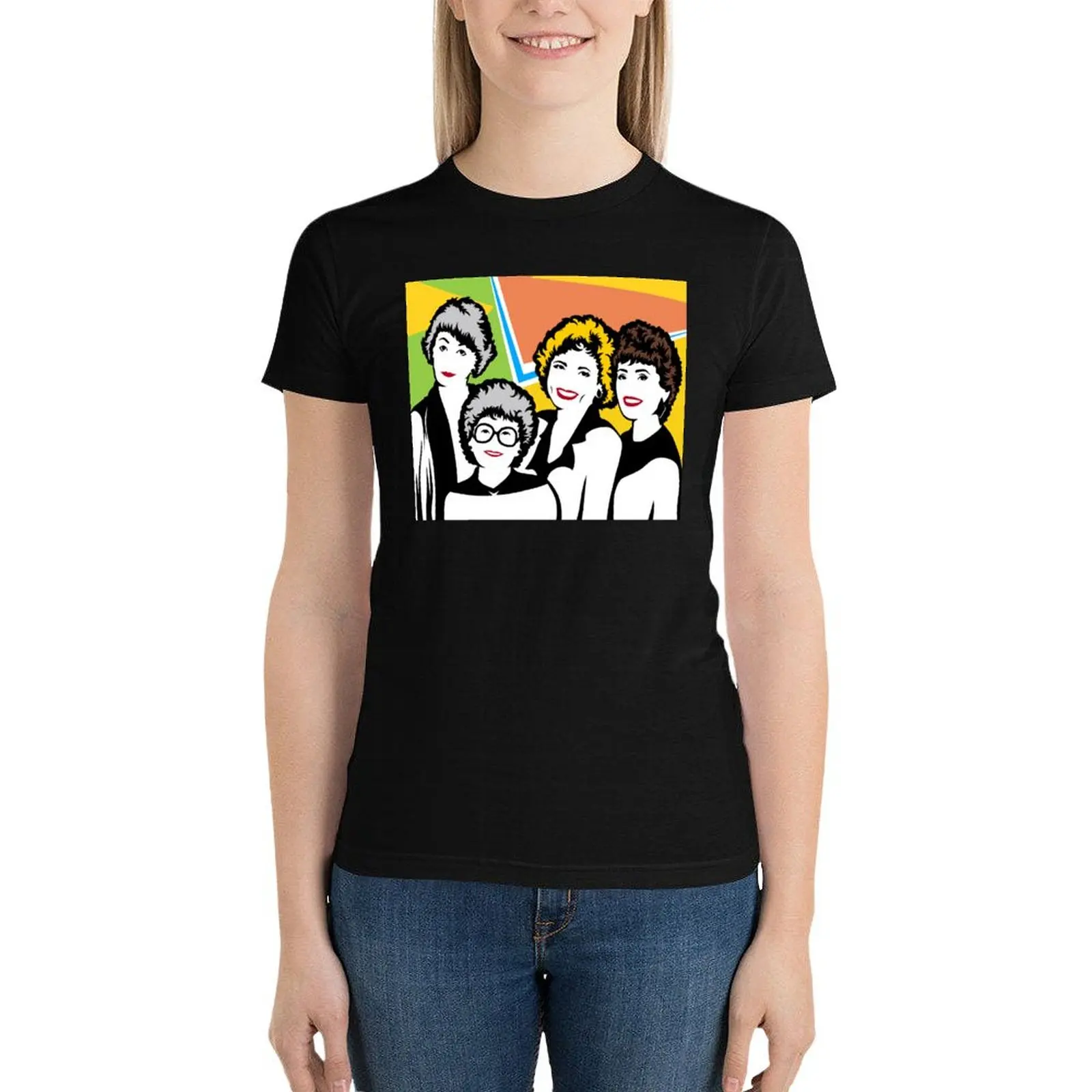 Golden Girls, Golden Girls Art, Pop Art, Drawings, Paintings, T-Shirt animal print shirt for girls tshirts for Women