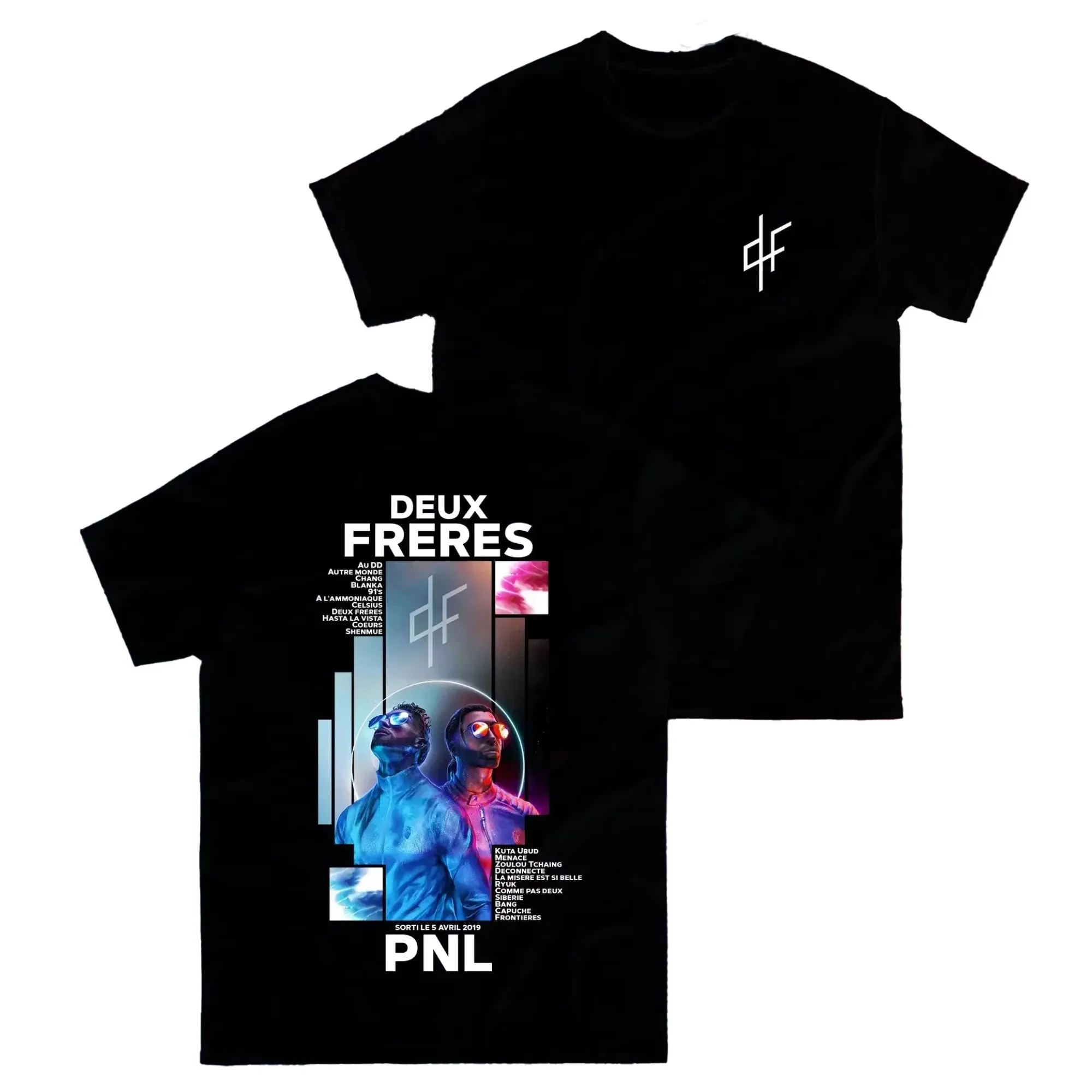 Nueva Camiseta Le Monde Chico para Hombre, Camiseta con Estampado Gráfico del Álbum PNL del Rapero Francés, Camiseta de Moda Hip Hop para Hombre, Camiseta de Manga Corta, Ropa Urbana