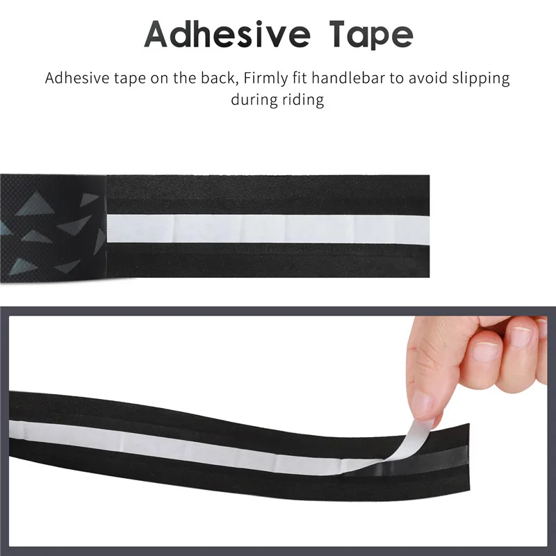 WEST BIKING Bike Handlebar Tape Anti-slip Shock Absorption Handle Straps Bicycle Bar Tape With Bar Plugs Road Bicycle Accessorie