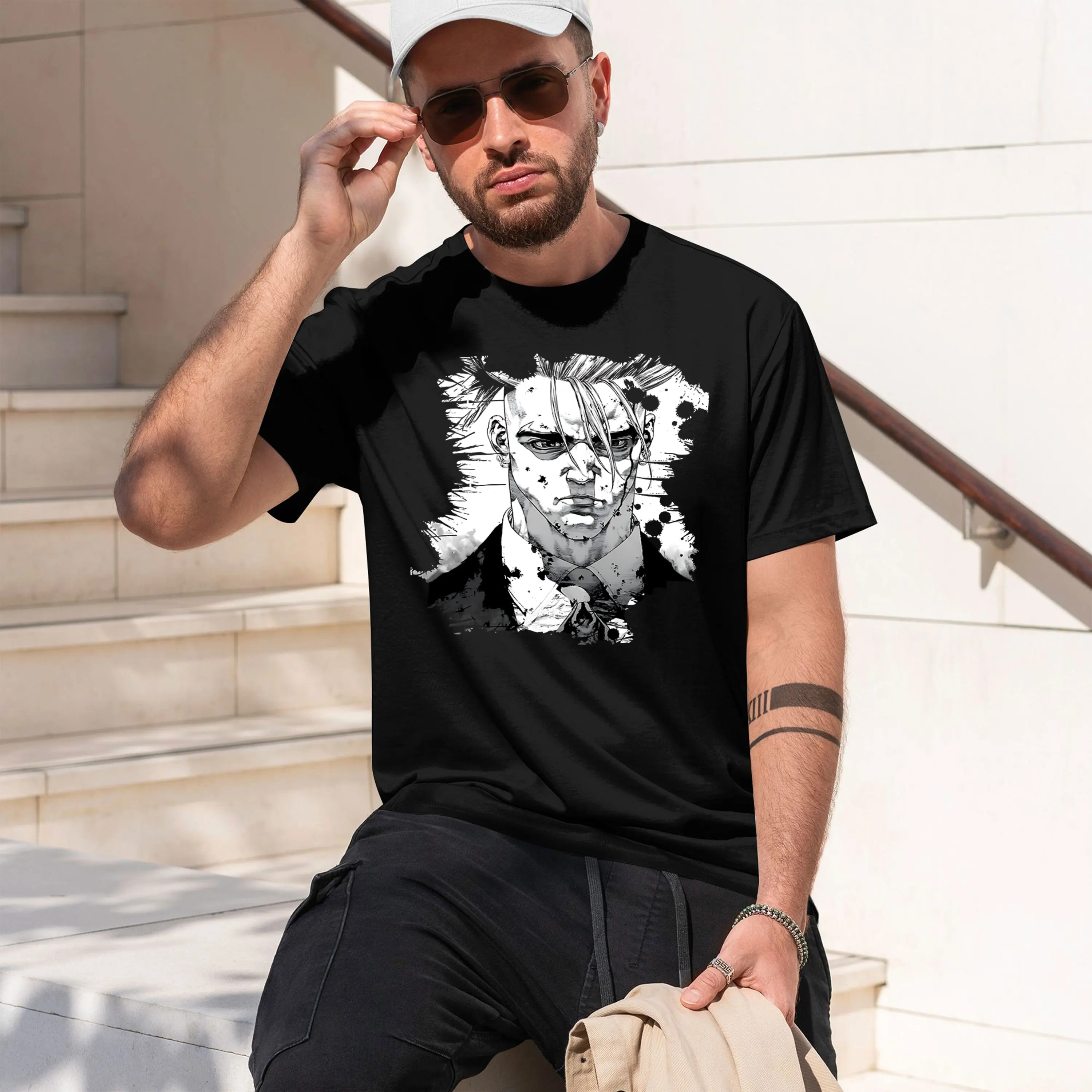 Camiseta de Cuello Redondo de Manga Corta para Hombre, Modelo Nuevo Sun Ken Ro 2026, Estilo Clásico Informal, Múltiples Colores y Tallas para Uso Diario