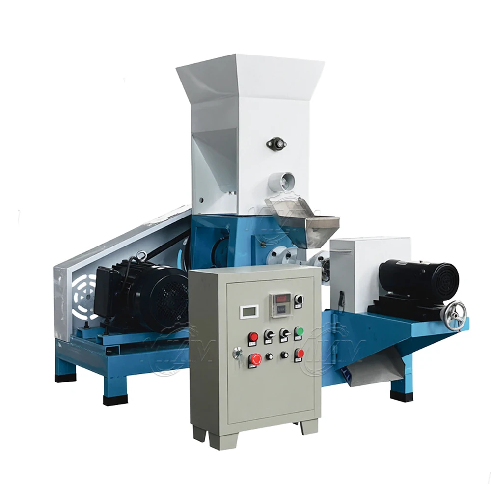 Floating Sinking Fish Feed Pet Dog Cat Food Pellet Extruder Making Machine Equipment