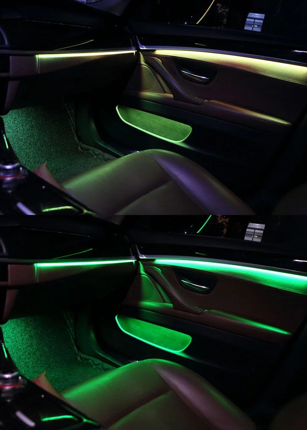 ambient light For BMW 1/2/3/4 series f20 f45 f46 f30 f36 original car knob button control and CD button control atmosphere light