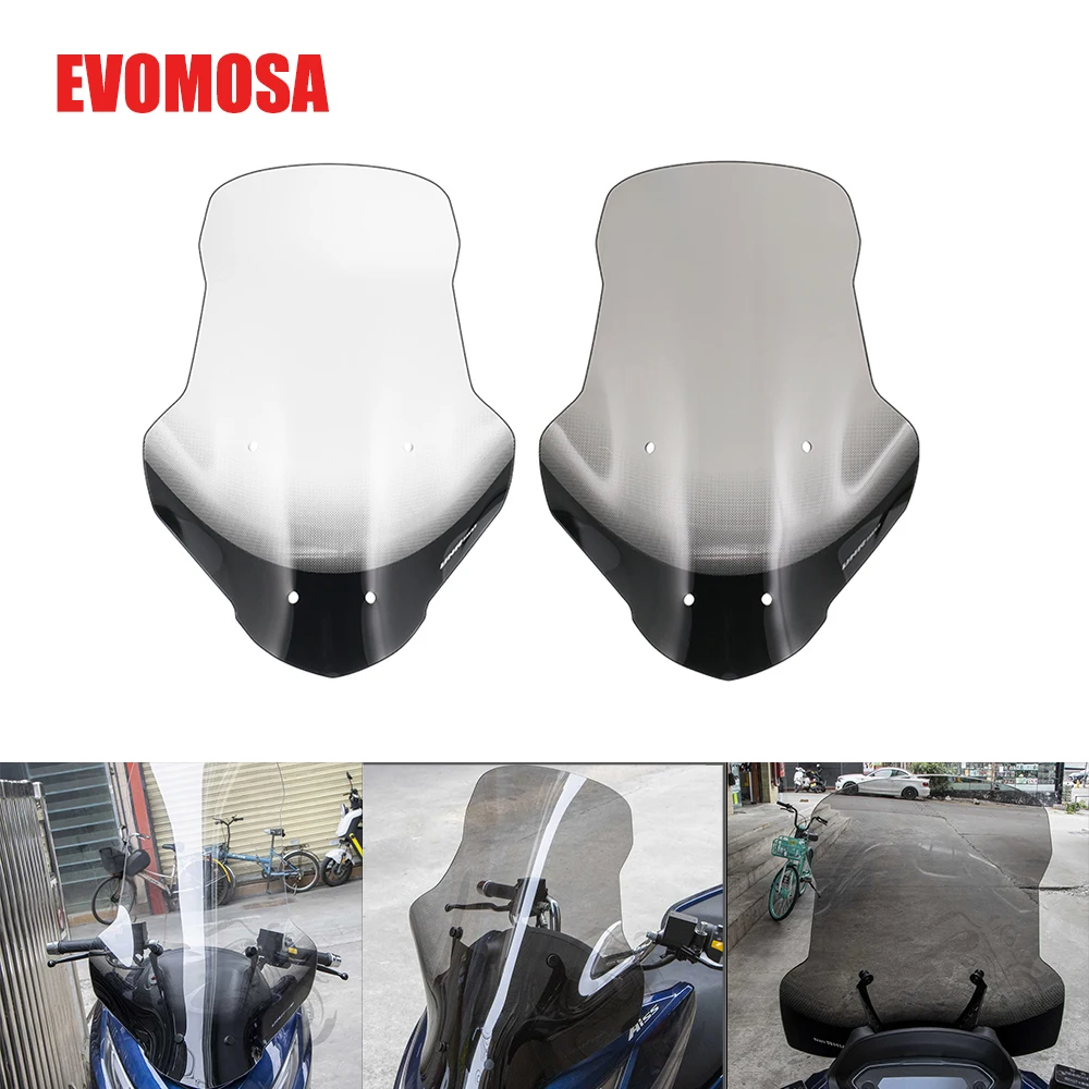 Clear/Smoke Motorcycle Windshield Motorbike Handlebar Deflector Windscreen Wind Screen For SUZUKI HaoJue UHR150 UHR125 UHR 150