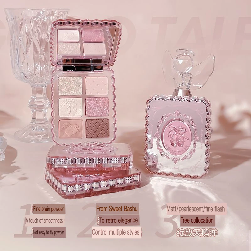 Gogo Dance Series Earth Tone Eyeshadow Palette Korean Daily Light Matte Makeup Portable Small Palette for Women Pure Desire Styl