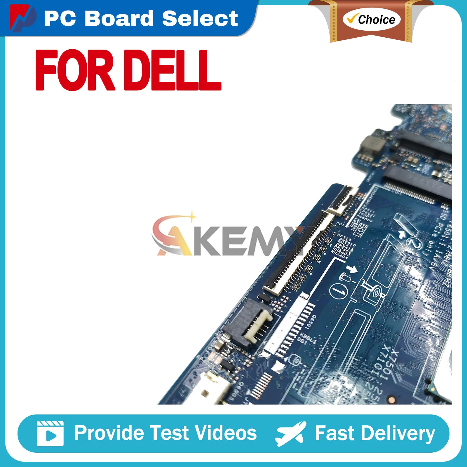 Placa base LA-J081P para portátil DELL Vostro 3401 3501 3491 Inspiron 3493 3593 3793 5593, con procesadores i3-1005G1, i5-1035G1, i7-1065G7