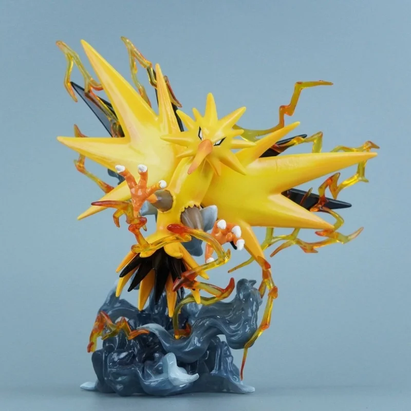 pokemon-model-large-size-zapdos-figure-ornament-animation-toy-children's-christmas-birthday-gift-cool-desktop-decoration