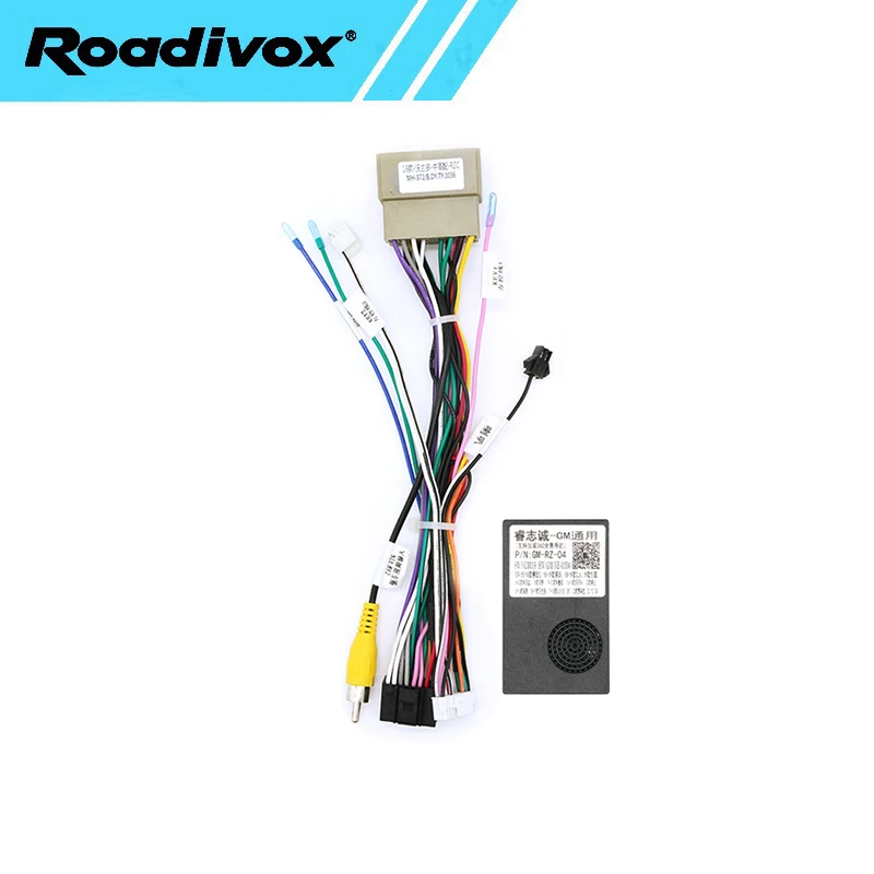 Car Radio Wire Harness Power Adapter Canbus For Chevrolet Spark 2019 2021 16pin Android Stereo Video GPS ISO Cable Connector