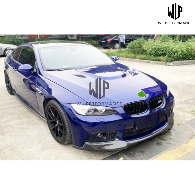 High Quality Carbon Fiber Front Lip Bumper Splitter Car Styling for Bmw 3 Series E92 E93 M3 V Style