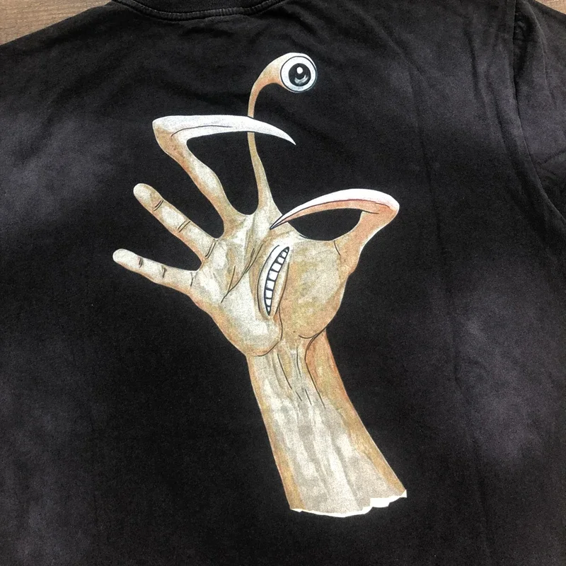 SAINT OF MICHAEL 1:1 Fashion Quality Funny Streetwear Printed Vintage Clothing Tops Oversized Tee Summer Loose T Shirt For Men