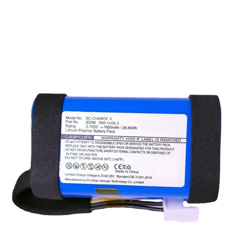 7800mAh For JBL Charge4 JBL 4 Battery Original Wireless bluetooth speaker for JBL Charge 4 ID998 IY068 SUN-INTE-118 Batteries