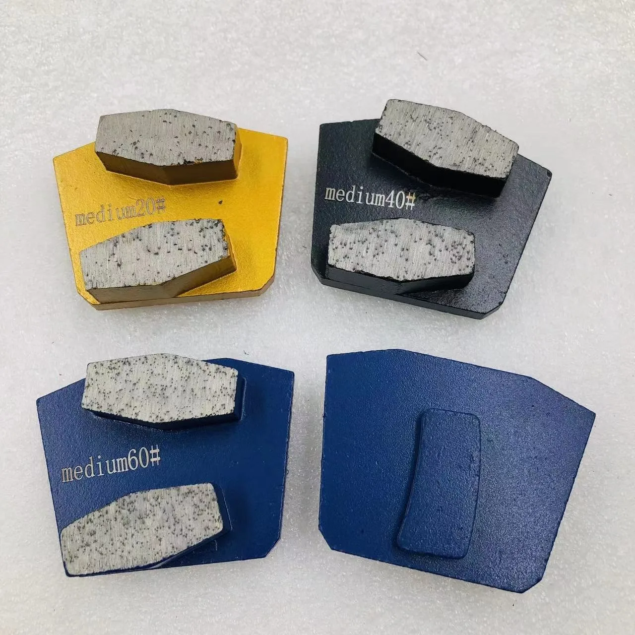 Klindex Diamond Drum Segemnts Metal Grinding Disc Block Abrasive For Epoxy Terrazzo Concrete Floor For Klindex Grinder 9PCS