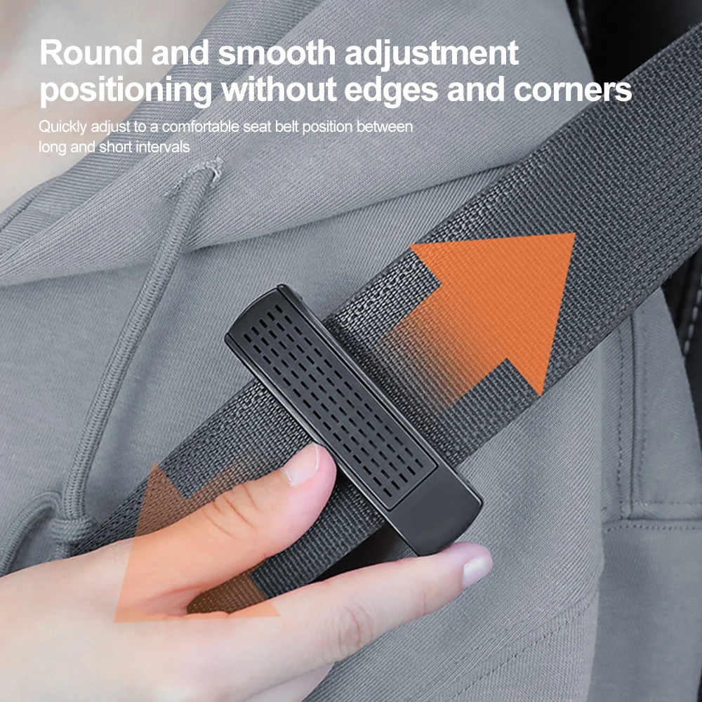 With Air Aromatherapy Car Seat Belt Limiter Buckle Stopper Clip Safety Belt Adjusting Non-slip Spacing Limit Kit Fixed Buckle