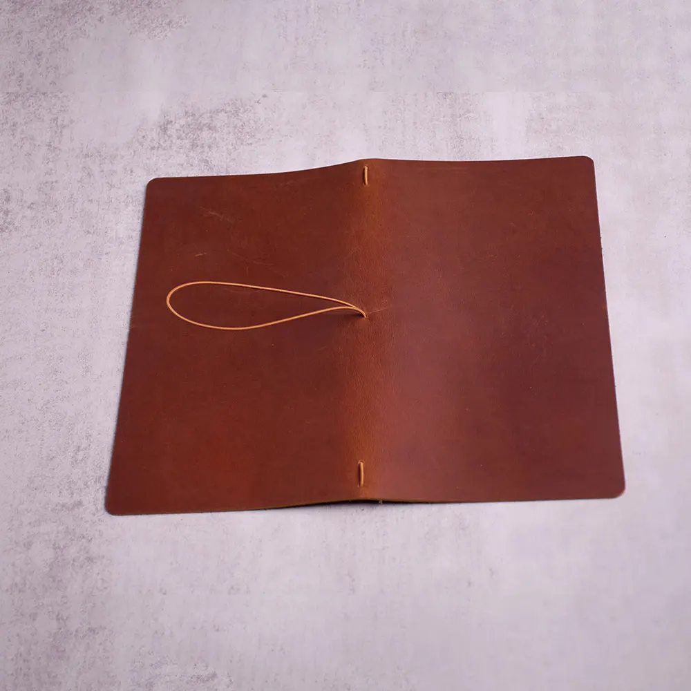 مجلة جلدية حقيقية يغطي 4 أحجام 10 ألوان كريزي هورس جلد طبيعي ريترو TN دفتر يغطي DIY A5 القياسية