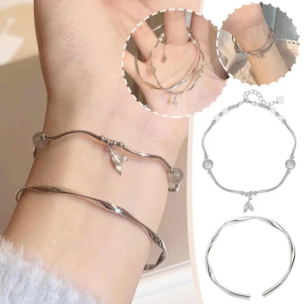 Cold Wind Fishtail Bracelet A Niche Temperament With Bracelet Chinese Simplicity New Fashion Style Of Sense A Sophisticatio Q0N0