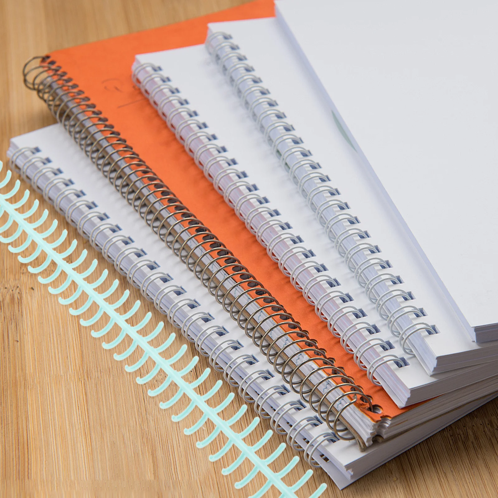 Anillos de encuadernación de colores, bobinas de encuadernación de hojas sueltas de plástico para cuaderno, álbum de recortes, Bloc de notas, suministros de organización Diy, 6 uds.