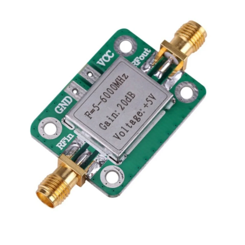 5MHz-6GHz Ultra-Wideband RF 20dB Gain +21dBm Output With For SMA Interface For Signal Boosting PCB Board