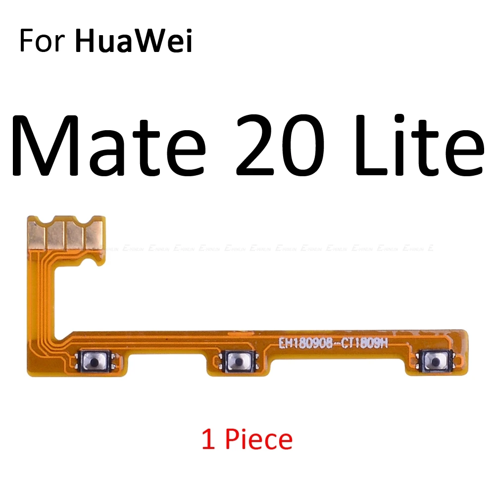 Power ON OFF Mute Switch Control Key Volume Button Flex Cable For HuaWei Honor View 10 Mate 20 X P20 Pro Lite 8X Parts