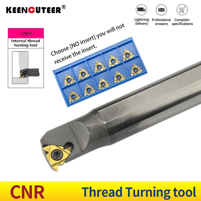 

Tungsten steel internal thread cutter is used for 11IR A55 PRC/16IR 1.5 ISO PRC/22IR N60 PRC and other series of carbide insert