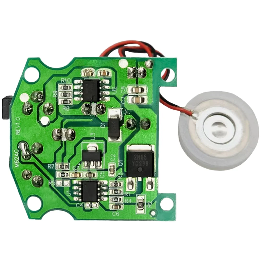3.7V to 12V Spray Humidifier Module for Plants Reptiles and Indoor Use Fine Mist 300ML/H Continuous Spray Mode