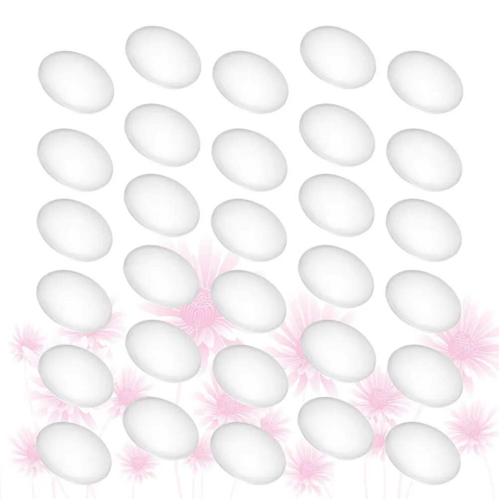 

100 Pcs Time Gem Patch Crystal Embellishments Glass Jewelry Gemstone Mosaic Dome Flat Oval