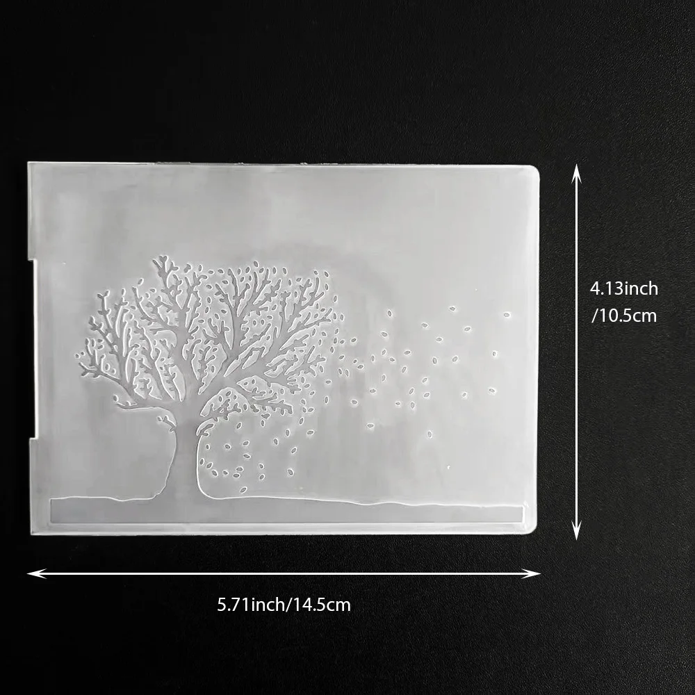 Wall Brick Tree/Embossing Folders For Card Making Embossing Machine Template For Scrapbook Paper Craft Album Stamps Decor