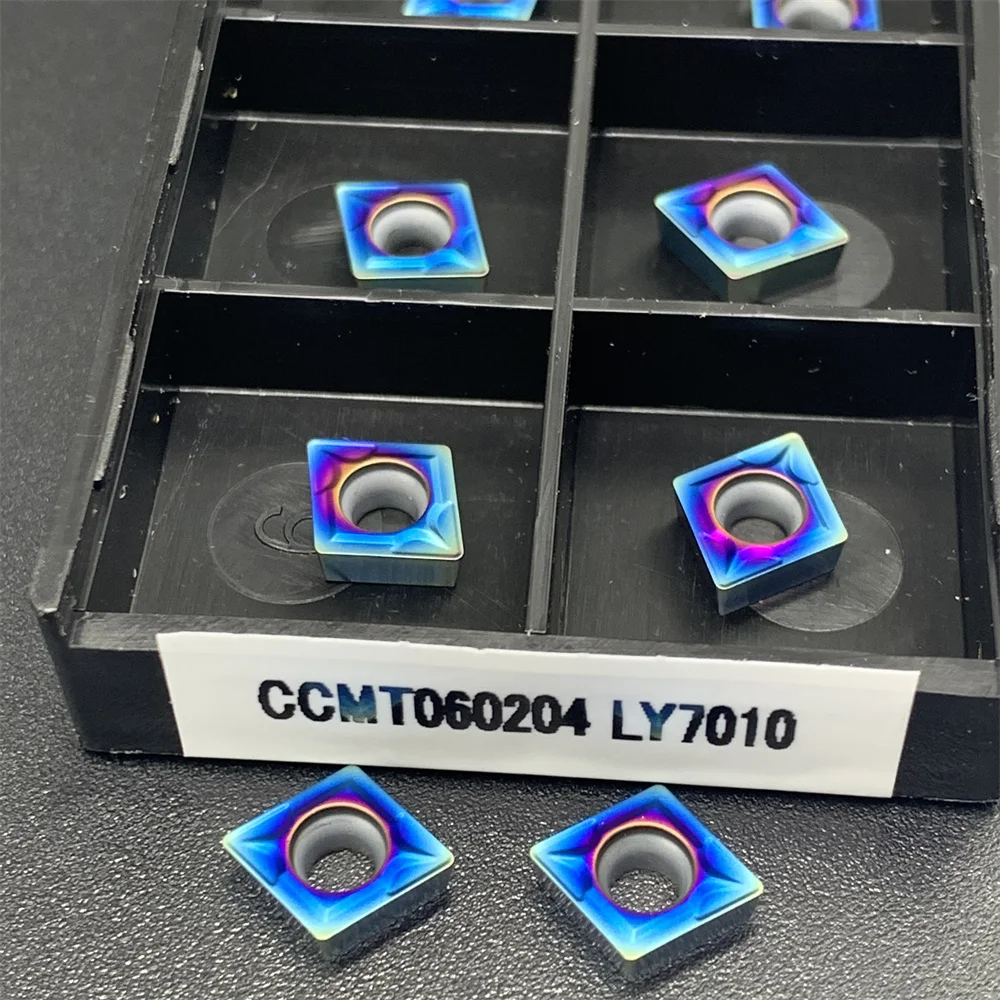 High quality CCMT060204 LY7010 CCMT060208 LY7010 internal turning tool, nano blue cemented carbide cutting tool