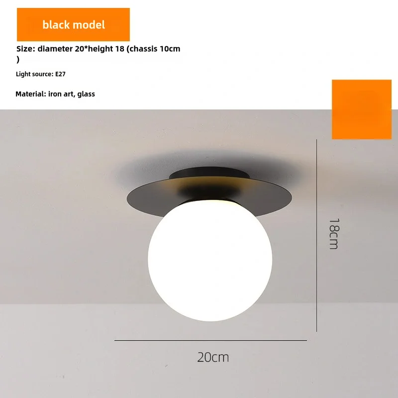 Imagem -05 - Luz de Teto Minimalista North Ouyang Tai Iluminação Criativa Salão de Entrada e Vestiário Novo