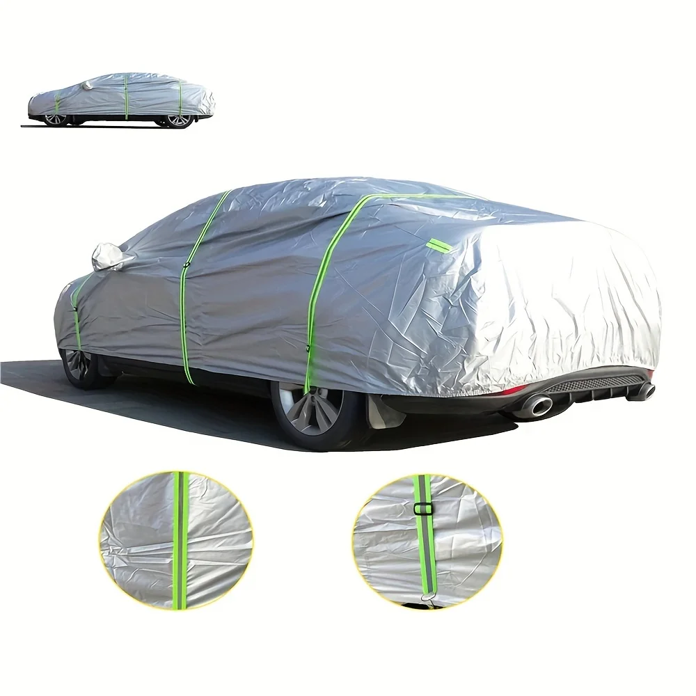 Car Cover Reinforcement Rope Elastic Adjustable Reflective Stripe Rope Used to Easily Fix the Protective Cover to Avoid Damage
