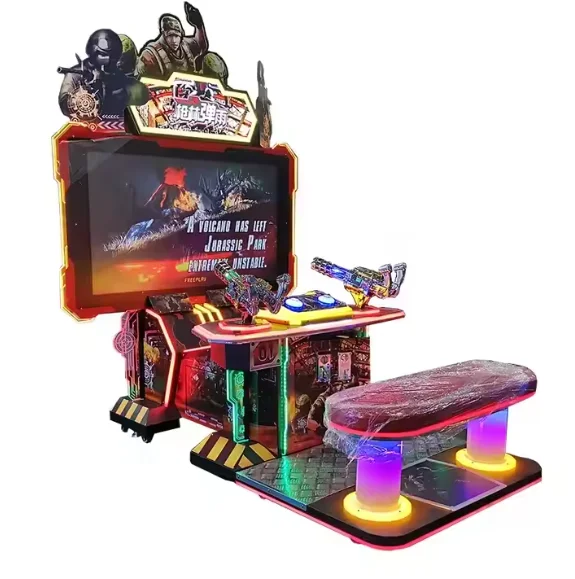 Commercial Coin-Operated Video Game Centers' Enticing Dual-Gun Alien Shooting Machine Kids' Favorite Large Excluding Freight