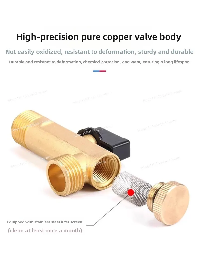 Pneumatic Automatic Drain Air Compressor Air Storage Tank High Pressure Ball Electronic Drain