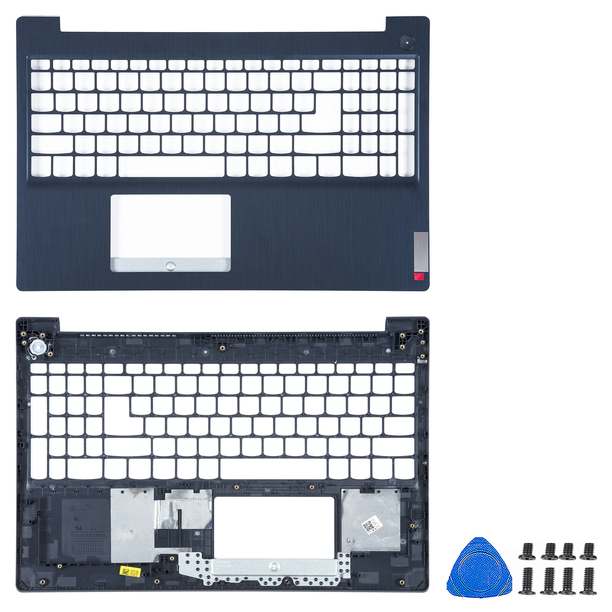 Imagem -04 - Caixa do Portátil para Lenovo Ideapad Tampa Traseira do Lcd Moldura Dobradiças Azuis Ideapad 15iil05 15are05 315ada05 15iml05 15itl05 2023 Case da