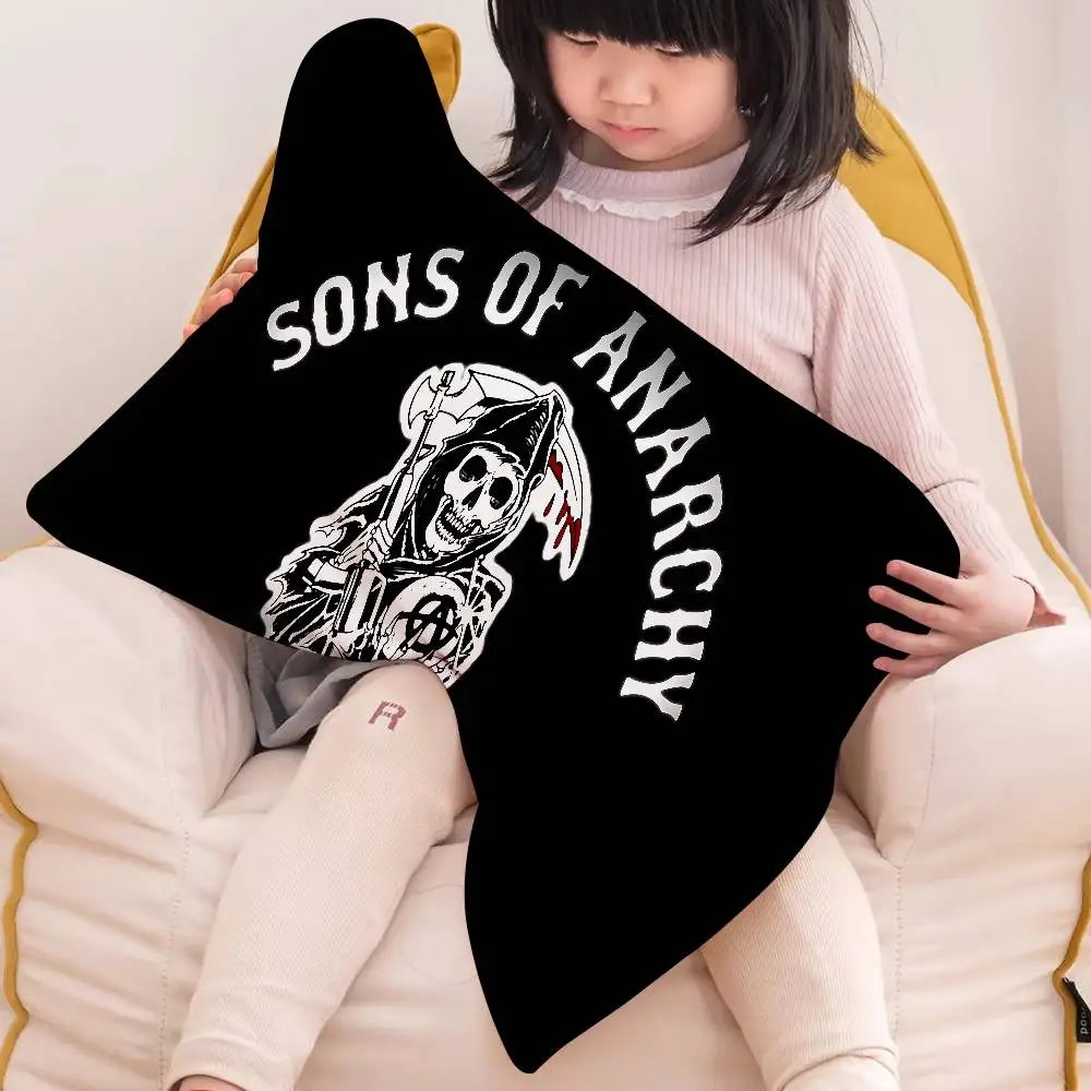 Son Of Anarchy American Crime Tv Household Polyester Pillow Cover Pillow Towel Fast-Drying Lightweight & Easy to Clean