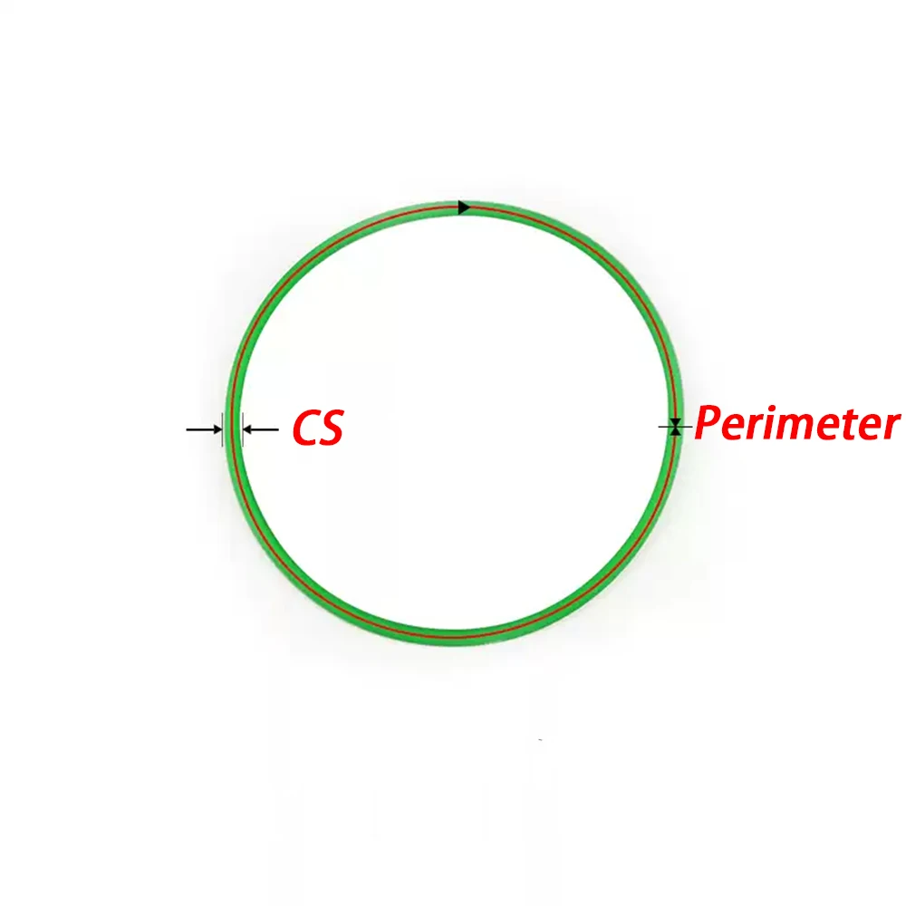 5Pcs Green PU Round Transmission Belt Seamless Splicing Drive Belt Dia 2/3/4/5mm L=100-600mm Polyurethane Conveyor Ring Belt