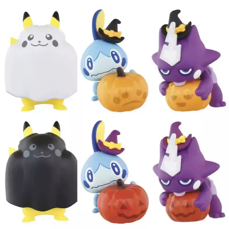 takara-tomy-arts-pokemons-pikachu-sobble-toxel-figura-de-acao-brinquedos-bonitos-pokemons-serie-halloween-anime-figuras-bonecas-presentes
