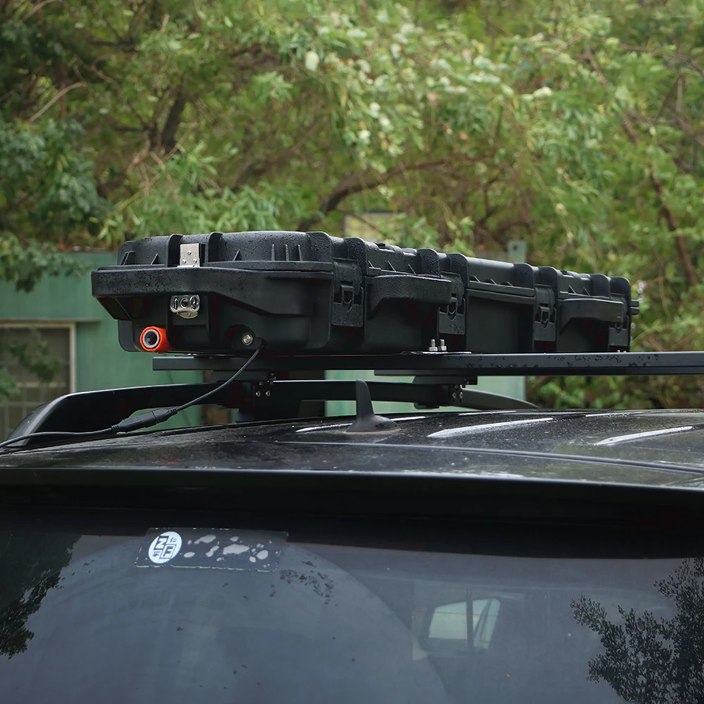Outdoor Camping Pressurized Water Tank Car Roof Bucket Car Wash Water Gun Shower-Trailer Parts Car Accessories Water Tank
