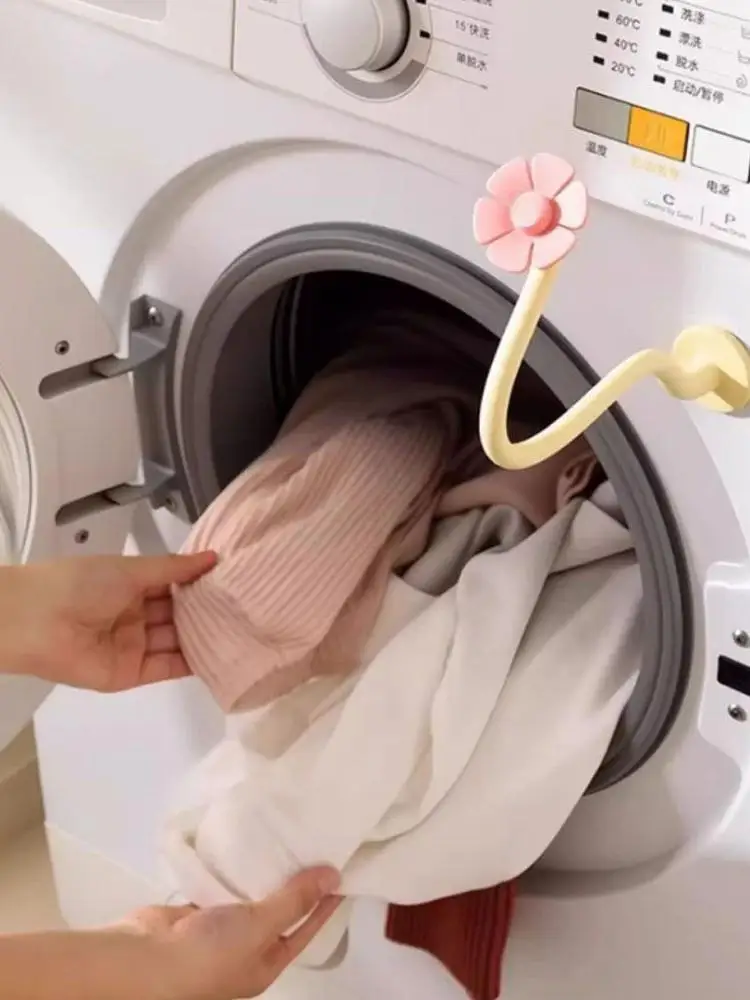 Magnetic Washer Door Prop-Stabilizer Ventilation and Mildew Prevention Ventilation Limiter Washing Machine Door Support Rod